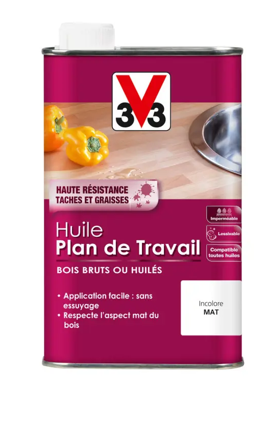 Huile plan de travail V33...